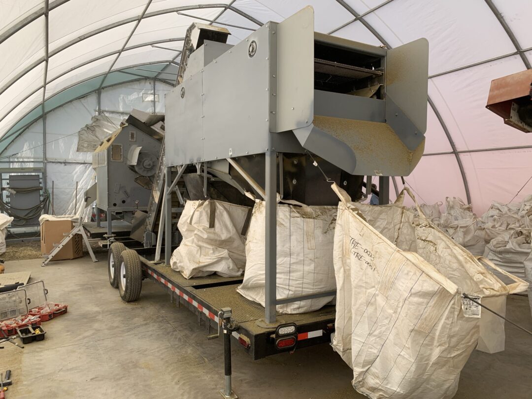 BOSS Hemp Separator | CBD Hemp Thresher | Large scale cannabis processor | Bish Hemp Separator System