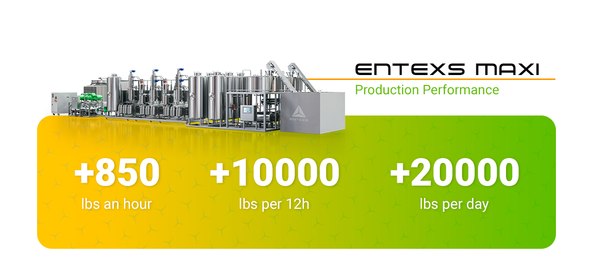 Entexs Maxi Ethanol Hemp Extraction System | Best CBD Hemp Extraction | CBG Alcohol Extraction Machine