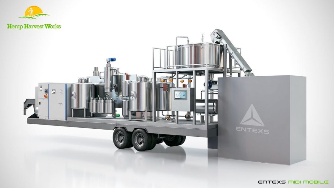 Entexs Midi Mobile Ethanol Hemp Extraction System | Best CBD Hemp Extraction | CBG Alcohol Extraction Machine | Mobile Hemp Extraction Lab